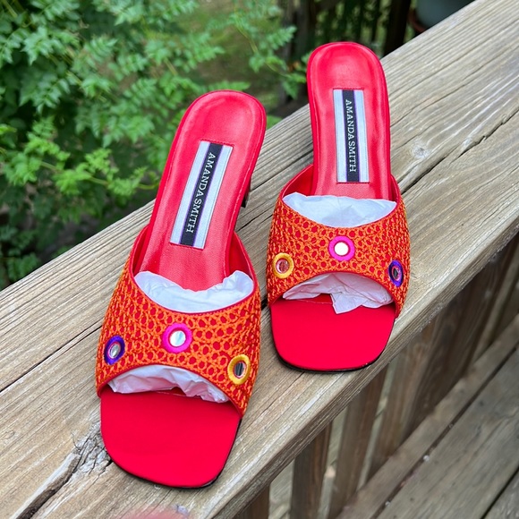 NWOB Amanda Smith Nadia Sandal/Slide/Heels - Picture 2 of 10